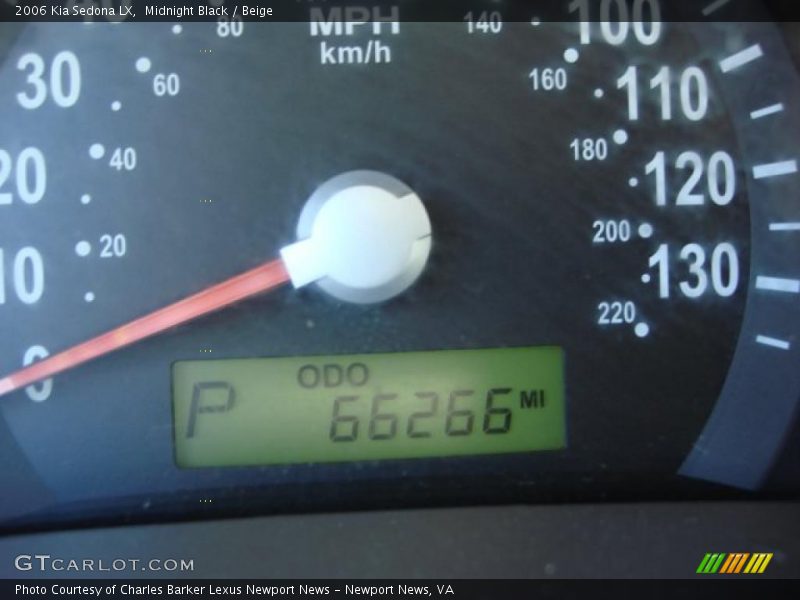 Midnight Black / Beige 2006 Kia Sedona LX
