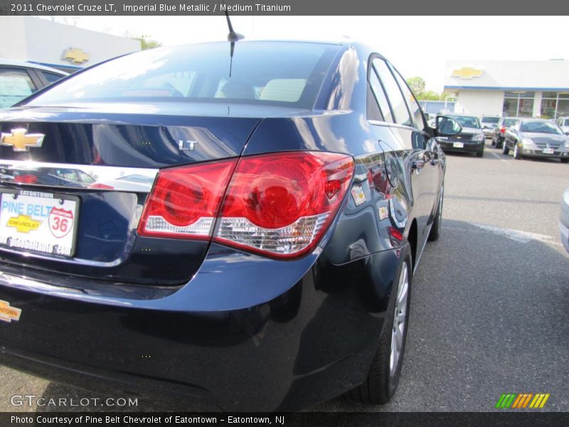 Imperial Blue Metallic / Medium Titanium 2011 Chevrolet Cruze LT