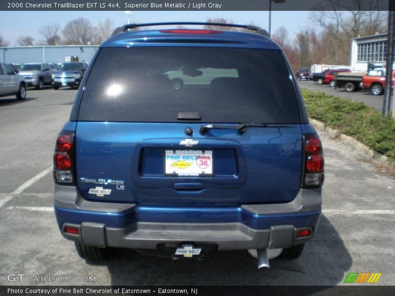 Superior Blue Metallic / Light Gray 2006 Chevrolet TrailBlazer EXT LS 4x4