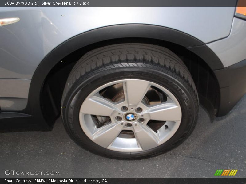 Silver Grey Metallic / Black 2004 BMW X3 2.5i