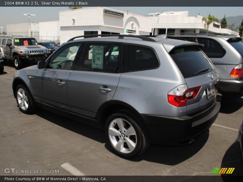 Silver Grey Metallic / Black 2004 BMW X3 2.5i