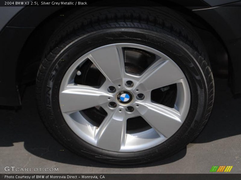 Silver Grey Metallic / Black 2004 BMW X3 2.5i