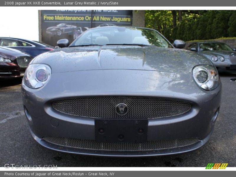 Lunar Grey Metallic / Ivory/Slate 2008 Jaguar XK XK8 Convertible