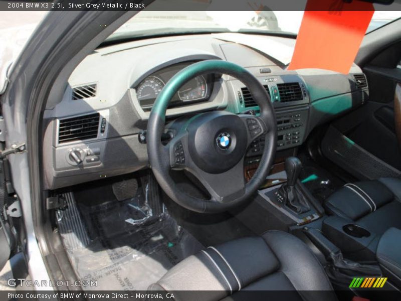 Silver Grey Metallic / Black 2004 BMW X3 2.5i