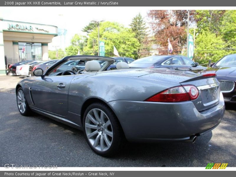 Lunar Grey Metallic / Ivory/Slate 2008 Jaguar XK XK8 Convertible