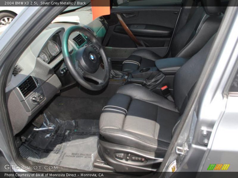 Silver Grey Metallic / Black 2004 BMW X3 2.5i