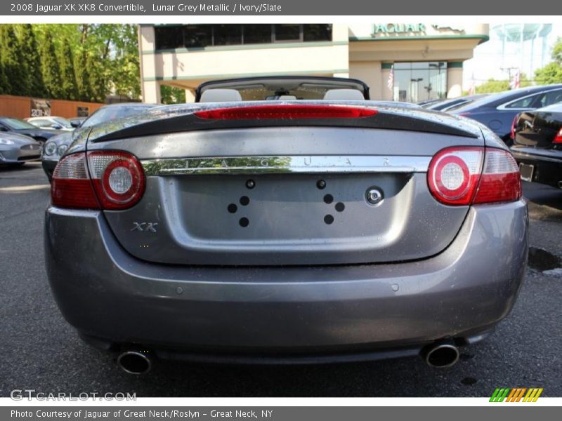 Lunar Grey Metallic / Ivory/Slate 2008 Jaguar XK XK8 Convertible