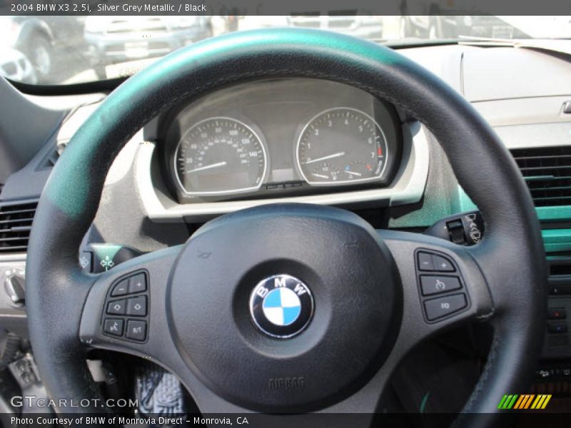 Silver Grey Metallic / Black 2004 BMW X3 2.5i