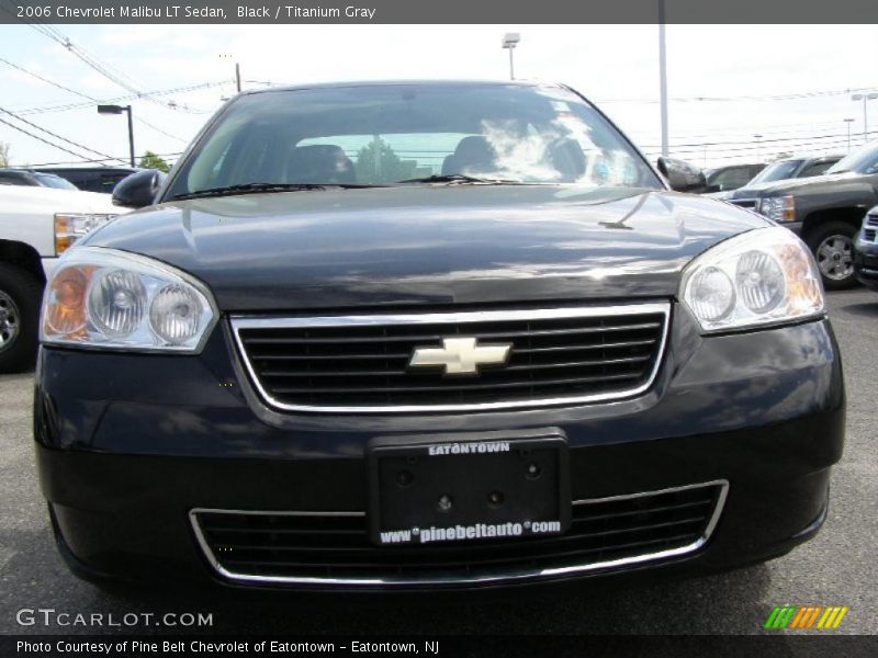 Black / Titanium Gray 2006 Chevrolet Malibu LT Sedan