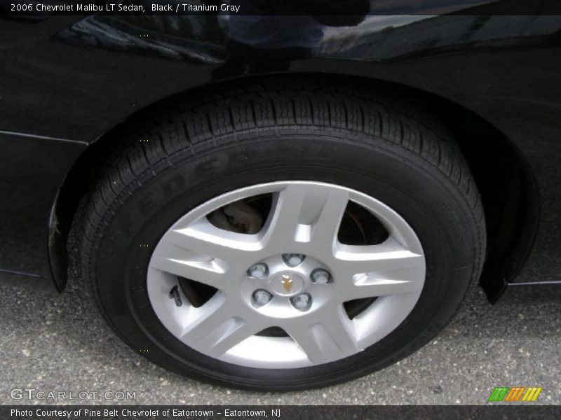 Black / Titanium Gray 2006 Chevrolet Malibu LT Sedan