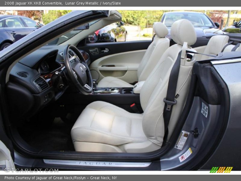 Lunar Grey Metallic / Ivory/Slate 2008 Jaguar XK XK8 Convertible