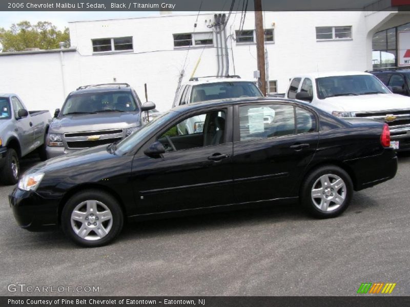 Black / Titanium Gray 2006 Chevrolet Malibu LT Sedan