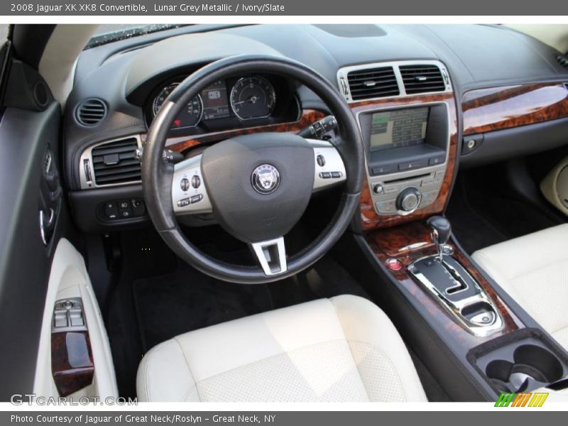  2008 XK XK8 Convertible Ivory/Slate Interior