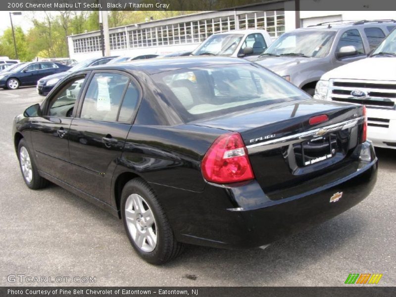 Black / Titanium Gray 2006 Chevrolet Malibu LT Sedan