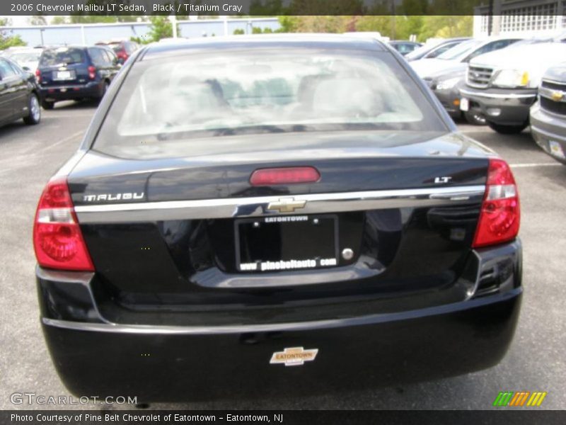 Black / Titanium Gray 2006 Chevrolet Malibu LT Sedan