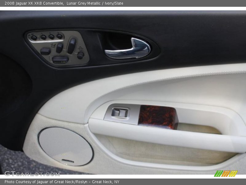 Lunar Grey Metallic / Ivory/Slate 2008 Jaguar XK XK8 Convertible
