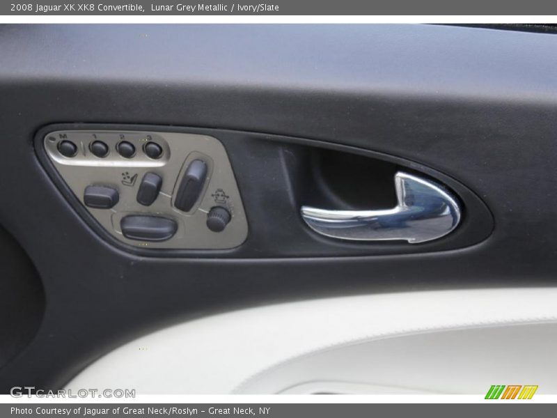 Lunar Grey Metallic / Ivory/Slate 2008 Jaguar XK XK8 Convertible