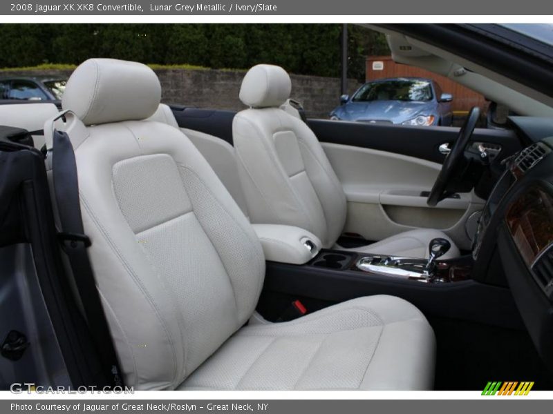 Lunar Grey Metallic / Ivory/Slate 2008 Jaguar XK XK8 Convertible