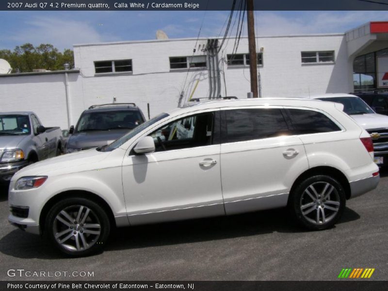 Calla White / Cardamom Beige 2007 Audi Q7 4.2 Premium quattro