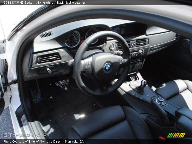 Alpine White / Black Novillo Leather 2011 BMW M3 Sedan