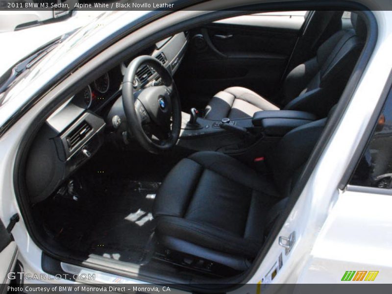 Alpine White / Black Novillo Leather 2011 BMW M3 Sedan