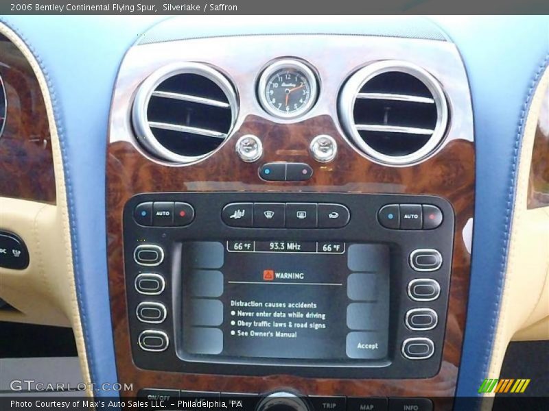 Controls of 2006 Continental Flying Spur 