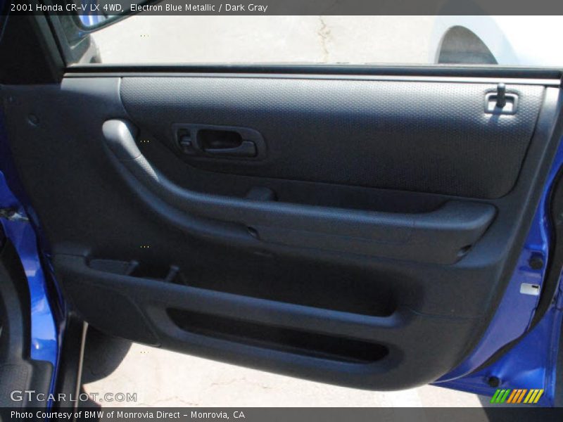 Electron Blue Metallic / Dark Gray 2001 Honda CR-V LX 4WD