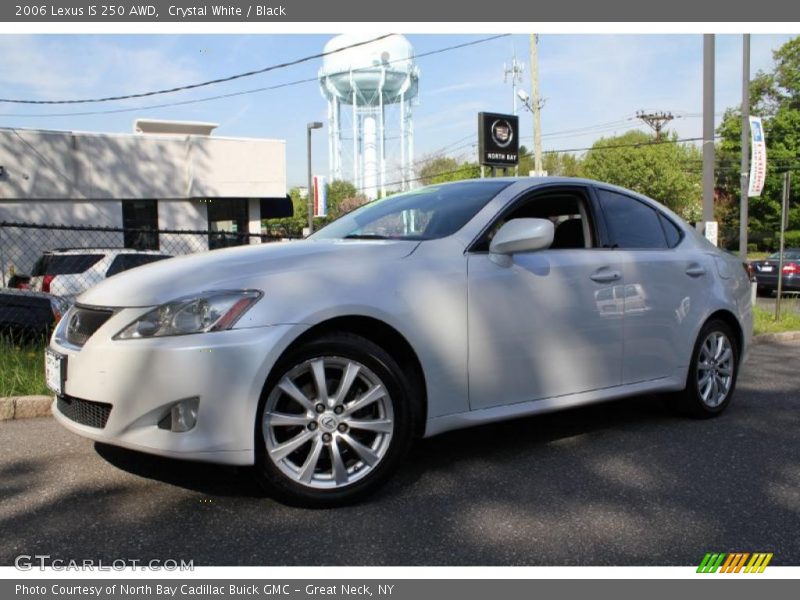 Crystal White / Black 2006 Lexus IS 250 AWD