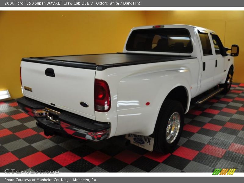 Oxford White / Dark Flint 2006 Ford F350 Super Duty XLT Crew Cab Dually