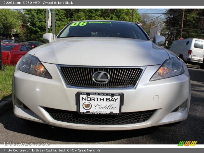 Crystal White / Black 2006 Lexus IS 250 AWD