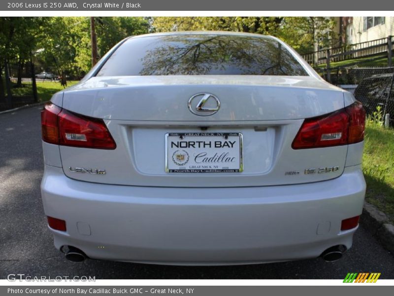 Crystal White / Black 2006 Lexus IS 250 AWD