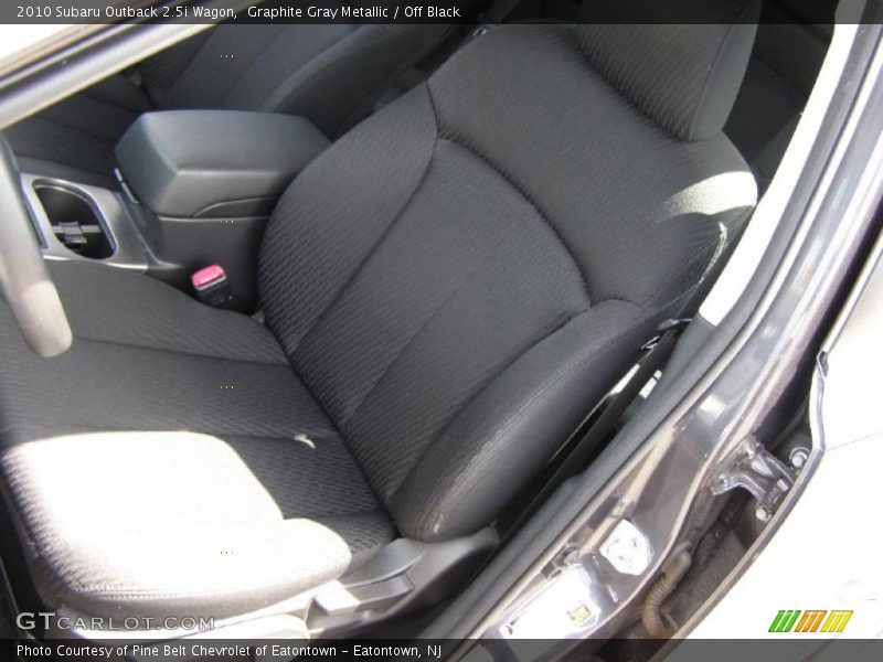 Graphite Gray Metallic / Off Black 2010 Subaru Outback 2.5i Wagon