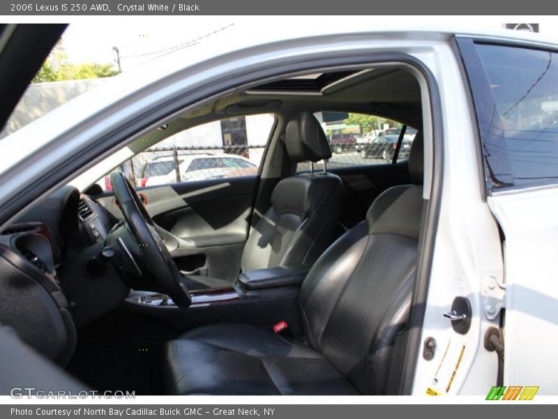 Crystal White / Black 2006 Lexus IS 250 AWD