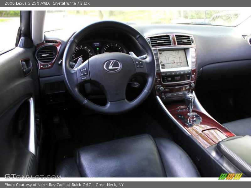 Crystal White / Black 2006 Lexus IS 250 AWD