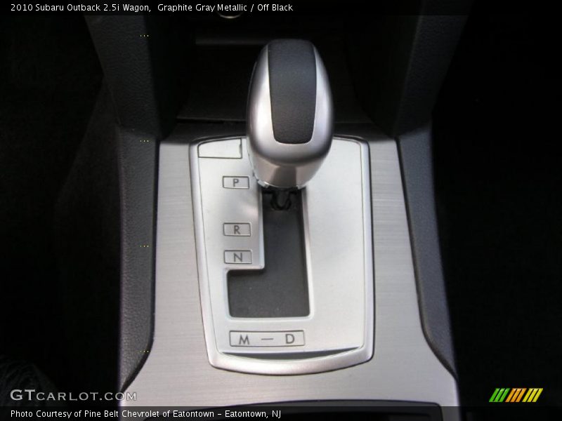 Graphite Gray Metallic / Off Black 2010 Subaru Outback 2.5i Wagon