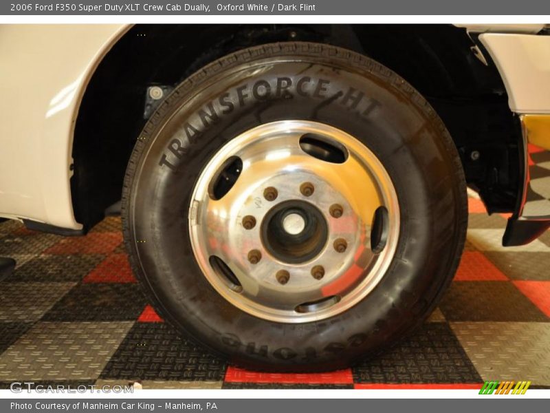 Oxford White / Dark Flint 2006 Ford F350 Super Duty XLT Crew Cab Dually