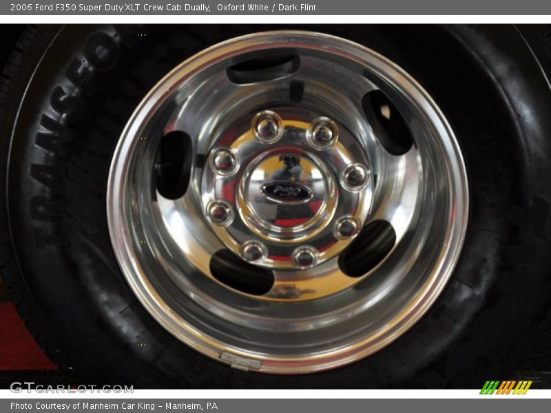 Oxford White / Dark Flint 2006 Ford F350 Super Duty XLT Crew Cab Dually