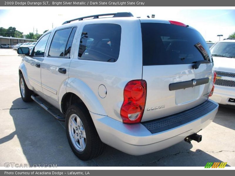 Bright Silver Metallic / Dark Slate Gray/Light Slate Gray 2009 Dodge Durango SLT