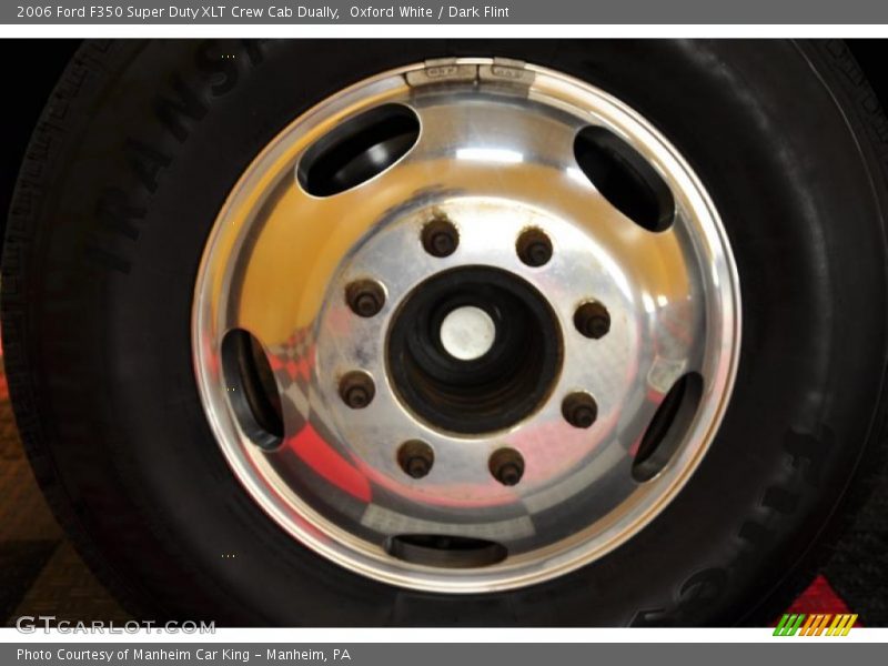 Oxford White / Dark Flint 2006 Ford F350 Super Duty XLT Crew Cab Dually