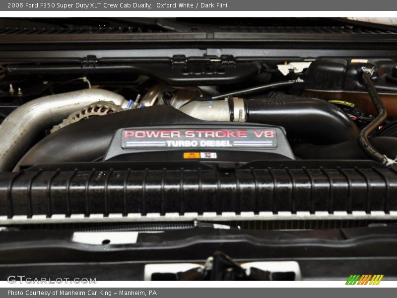 Oxford White / Dark Flint 2006 Ford F350 Super Duty XLT Crew Cab Dually