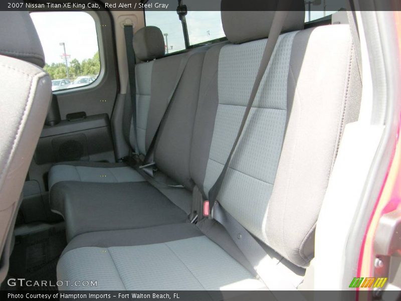 Red Alert / Steel Gray 2007 Nissan Titan XE King Cab