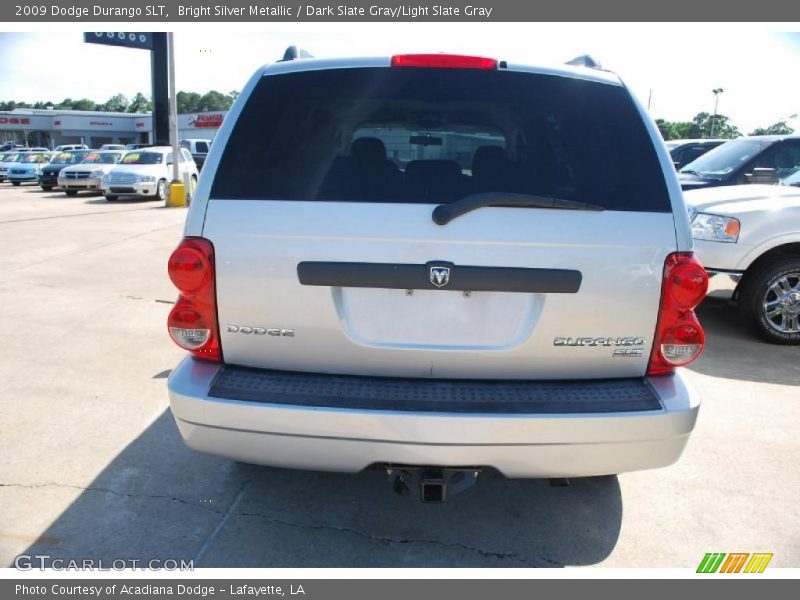 Bright Silver Metallic / Dark Slate Gray/Light Slate Gray 2009 Dodge Durango SLT