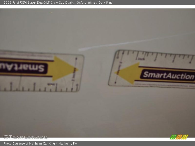Oxford White / Dark Flint 2006 Ford F350 Super Duty XLT Crew Cab Dually