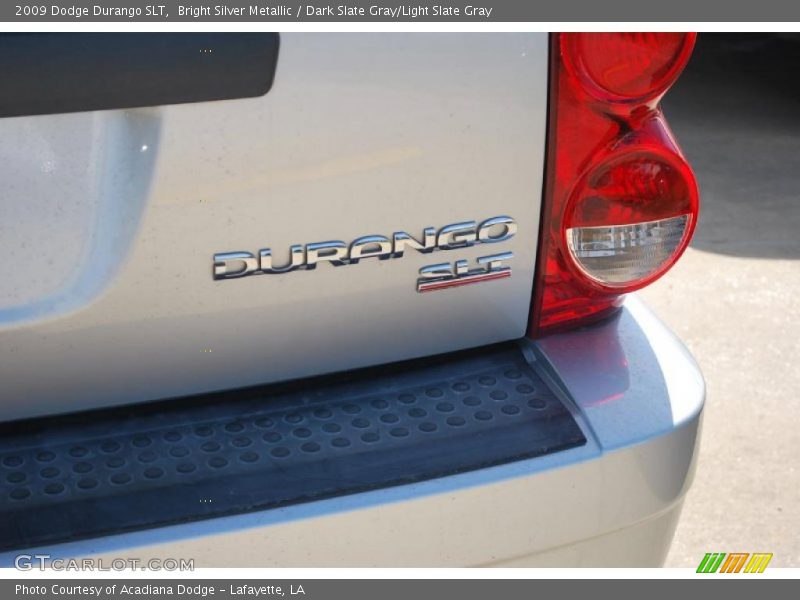 Bright Silver Metallic / Dark Slate Gray/Light Slate Gray 2009 Dodge Durango SLT
