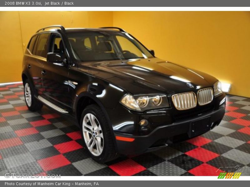 Jet Black / Black 2008 BMW X3 3.0si