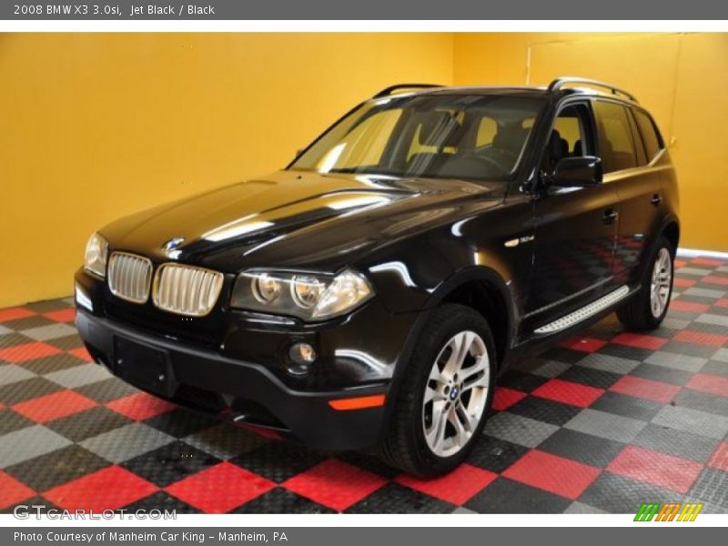 Jet Black / Black 2008 BMW X3 3.0si