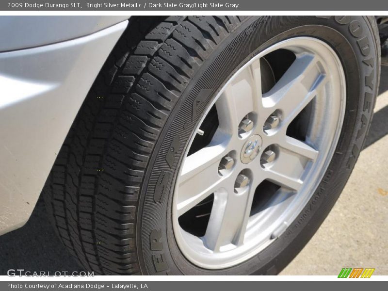 Bright Silver Metallic / Dark Slate Gray/Light Slate Gray 2009 Dodge Durango SLT