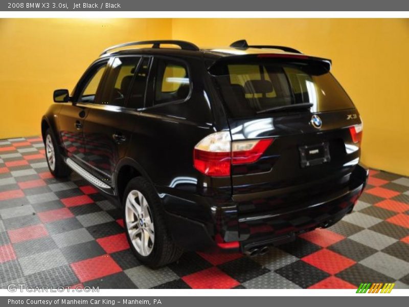 Jet Black / Black 2008 BMW X3 3.0si