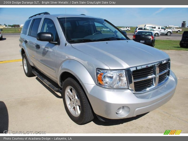 Bright Silver Metallic / Dark Slate Gray/Light Slate Gray 2009 Dodge Durango SLT