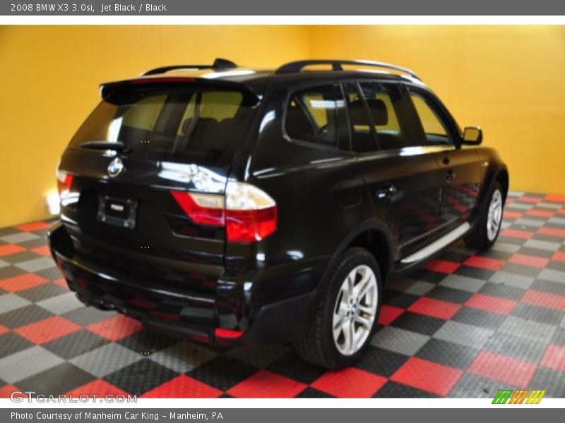 Jet Black / Black 2008 BMW X3 3.0si